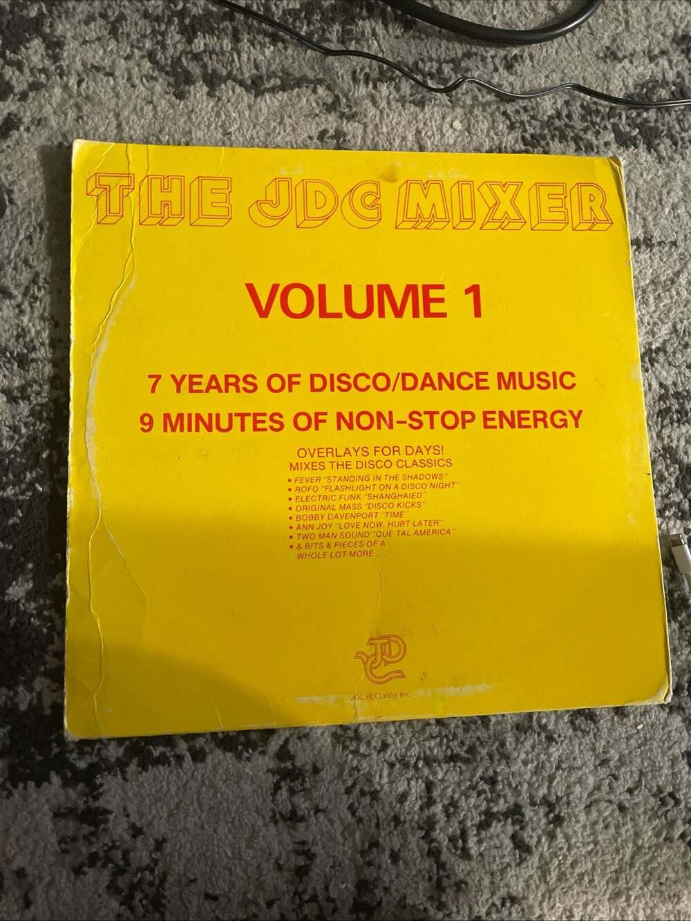 Various - The JDC Mixer Volume 1 12" Vinyl Disco Dance Mix
